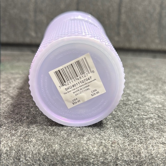 Starbucks Purple and Silver Studded Tumbler Drinkware - Picture 2 of 5